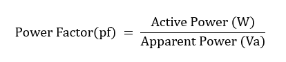 Power Factor Formula