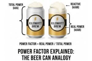 Read more about the article Electrical Power Factor: Meaning, Causes & Improvement Methods