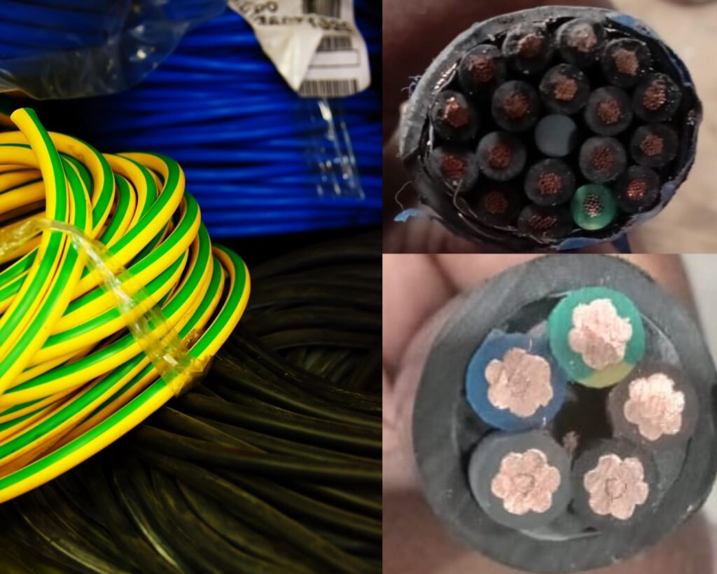 Different Cable size and cable types. Cable Size Selection for House Wiring