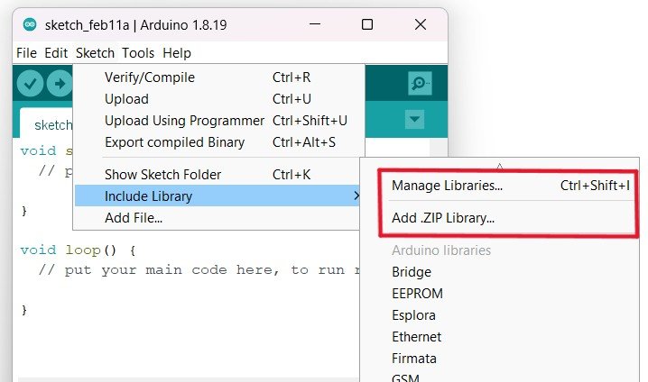 install a custom library in Arduino IDE